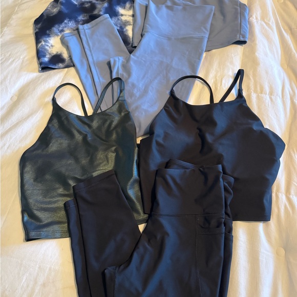 Old Navy Pants - 6 Piece Bundle! Mix & Match Leggings, Tank Tops Old Navy Go-Dry Activewear Large
